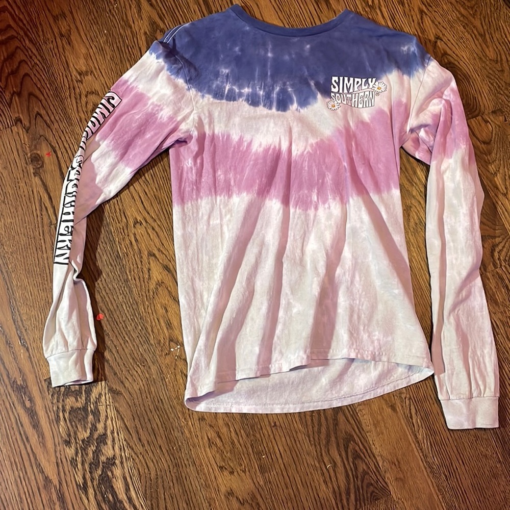 tie dye simply southern long sleeve